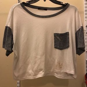 Cropped Baseball Tee